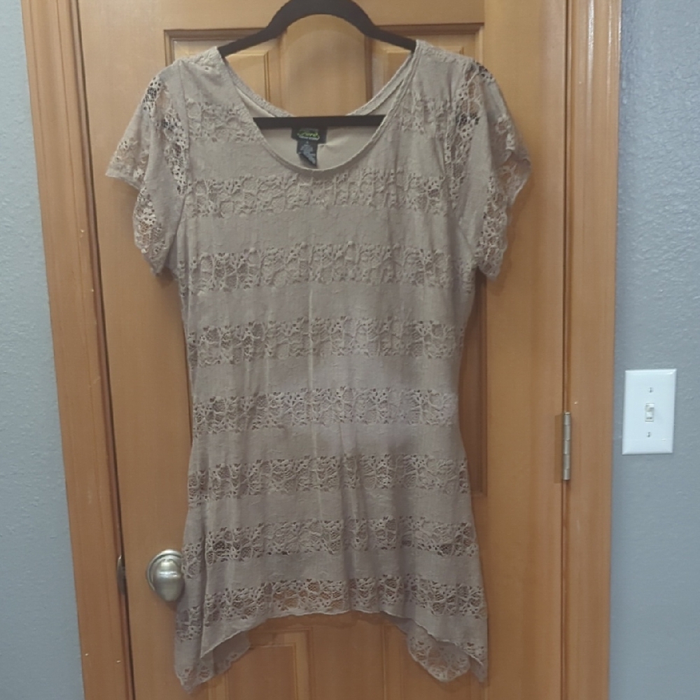 Ford Lace Beige Blouse